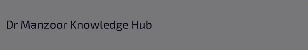 Dr Manzoor Knowledge Hub